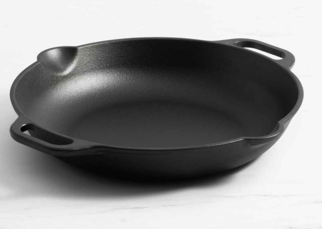 Victoria Seasoned Cast Iron Open Chef's Pan 33cm